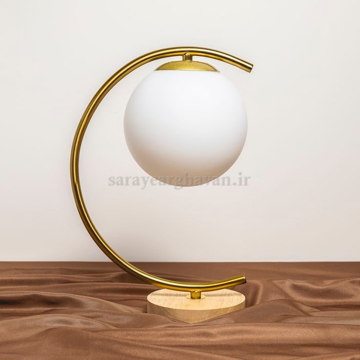 آباژور رومیزی مدرن فلزی تک شعله(ارسال با حباب) R122