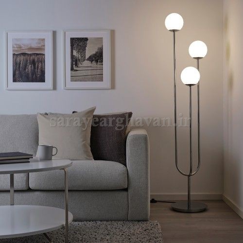 آباژور ایستاده مدرن فلزی 3 شعله (ارسال با حباب) R126