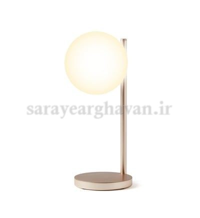 آباژور رومیزی مدرن فلزی تک شعله (ارسال با حباب) R137