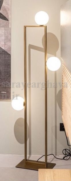 آباژور ایستاده مدرن فلزی3 شعله(ارسال با حباب) R142