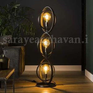 آباژور ایستاده مدرن فلزی 3 شعله R144