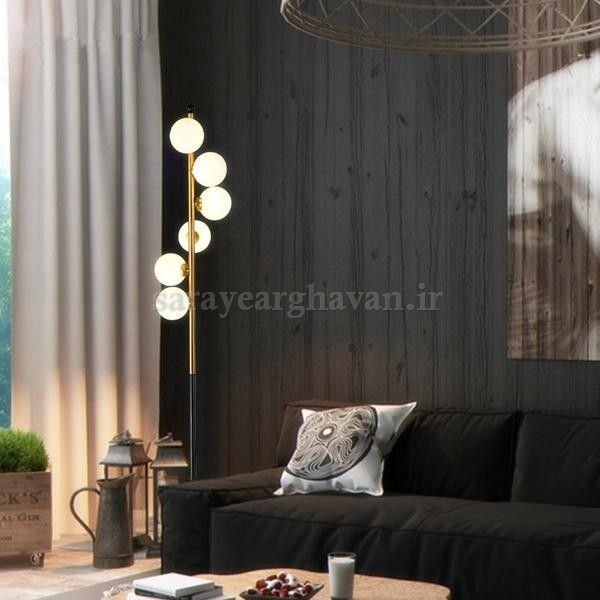 آباژور ایستاده مدرن فلزی6 شعله(ارسال با حباب) R149