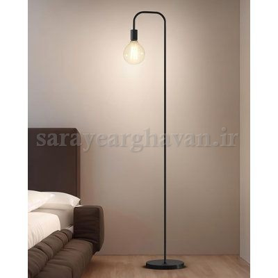 آباژور ایستاده مدرن فلزی تک شعله R166