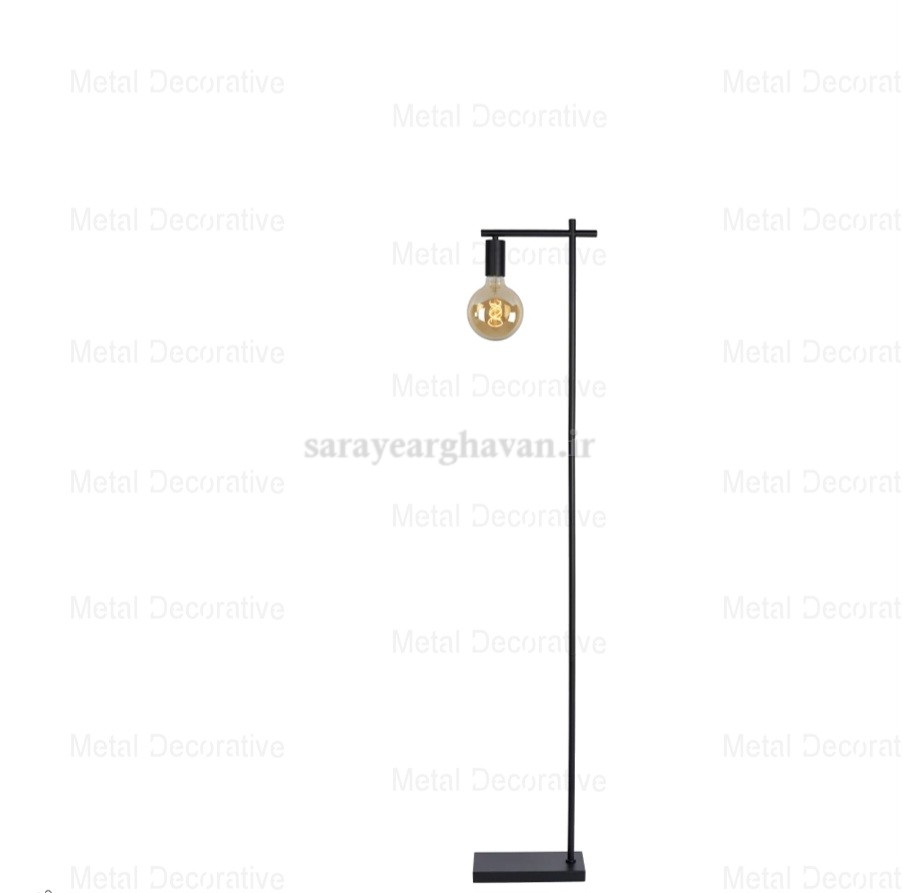 آباژور ایستاده مدرن فلزی تک شعله R180