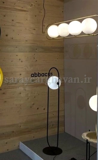 آباژور ایستاده مدرن فلزی تک شعله(ارسال با حباب) R182