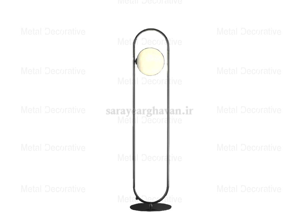 آباژور ایستاده مدرن فلزی تک شعله(ارسال با حباب) R182