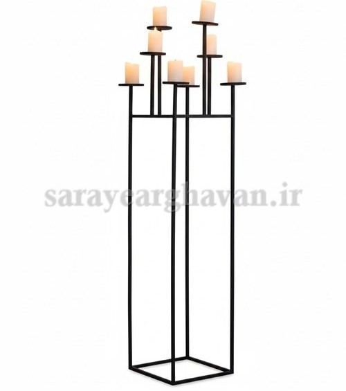 جاشمعی ایستاده مدرن فلزی، لوکس و کاربردی N129