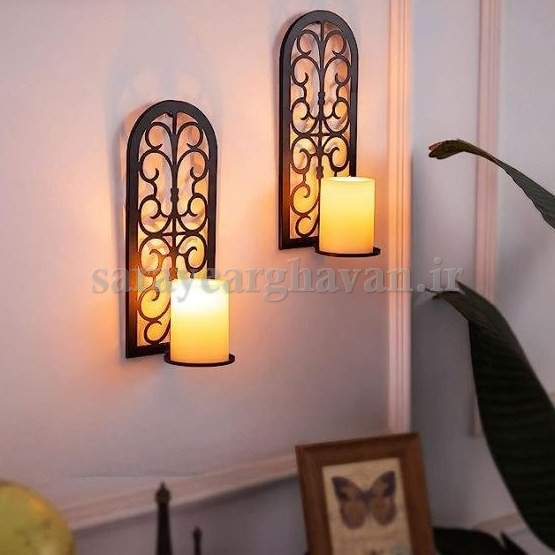جاشمعی دیواری مدرن فلزی، (قیمت تکی) N135
