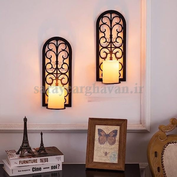 جاشمعی دیواری مدرن فلزی، (قیمت تکی) N135